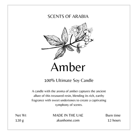Amber / Scented Candle