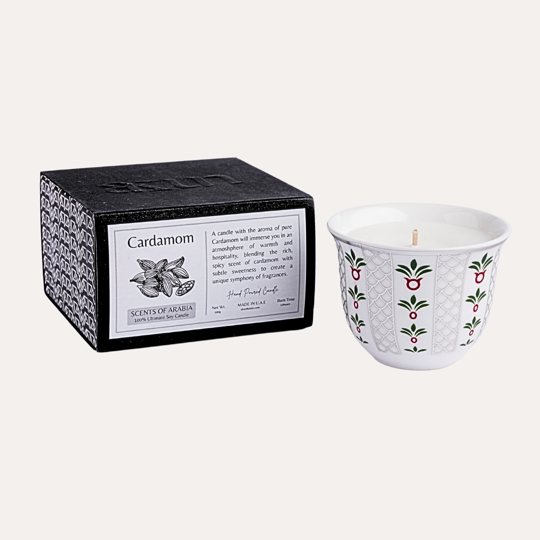 Cardamom Scented Candle - Silver