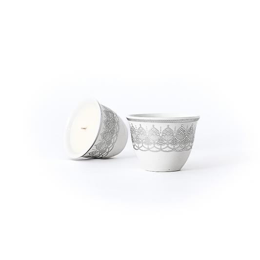 AKUN Scented Candle in Silver - Set 1