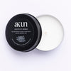 AKUN Scents of Arabia oud travel tin candle with black lid and white wax, rich oud-scented candle inspired by Arabian fragrance traditions